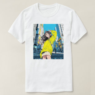 【6万人記念】寿司娘JK Tシャツ|T-shirt GenerativeAI Tシャツ