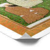 6人のイスラム教徒の聖徒が庭のテラスに座っていた。 ポスター (角)