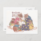 6人のネズミ ポストカード (正面/裏面)