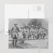 6人の子供を持つラリーLarom ポストカード (正面/裏面)