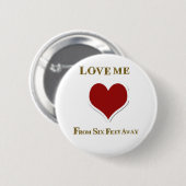 6人の足から私を愛す遠くに 缶バッジ (正面&裏面)