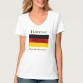 6人の足が大好き遠くに Tシャツ (正面)