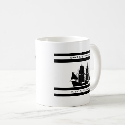 6人のmayflowerの子孫 コーヒーマグカップ (正面右)