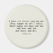 6人磁石 マグネット (正面)