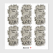 6人魚の涙ポーションボトルラベル シール (シート)