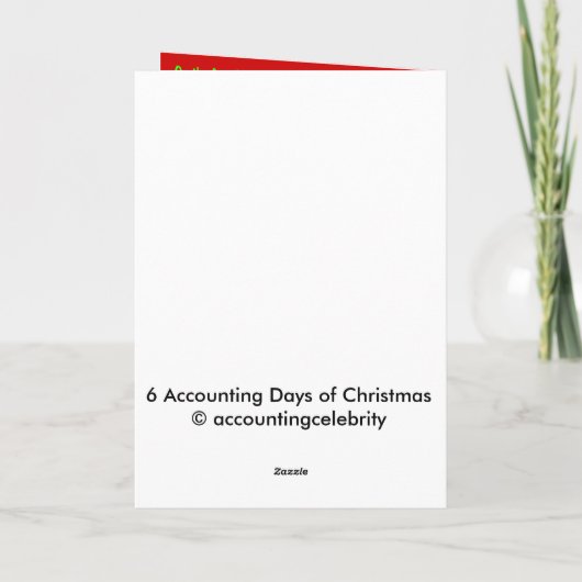 6会計会計士日おもしろい(6) シーズンカード (裏面)