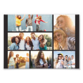 6個のフォトコラージュテンプレートの個人用設定 フォトプリント            (正面)