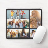6個のフォトコラージュテンプレートの個人用設定 マウスパッド (マウス)