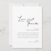 6写モダン真結婚のサンキューカード サンキューカード (裏面)