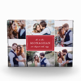 6写真のコラージュ|の赤 フォトブロック