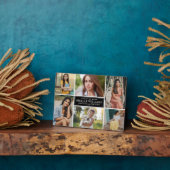 6写真エレガント卒業コラージュ フォトプラーク (側面)