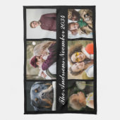 6写真コラージュinstagramおばあちゃんキッチンタオル キッチンタオル (縦)