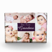 6写真テンプレートパーソナライズされたエバーコラージュ フォトブロック (正面)