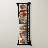 6写真テンプレートモダンミニマル文字オーバー写真 ボディピロー (正面縦)