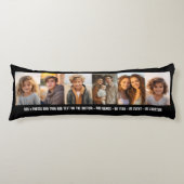 6写真テンプレートモダンミニマル文字オーバー写真 ボディピロー (正面)