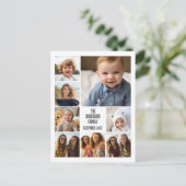 6写真テンプレート(2行文字) ポストカード (スタンド正面)