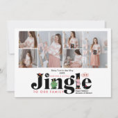 6写真ベビー妊娠告知 シーズンカード (正面)