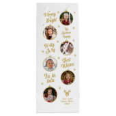 6写真ホワイトオーナメントクリスマス ワインギフトバッグ (裏面)