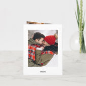 6写真メリーモダンクリスマスグリーティング シーズンカード (裏面)