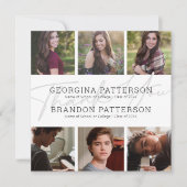 6写真共同卒業 サンキューカード (正面)