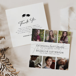 6写真共同卒業 サンキューカード