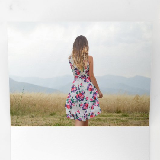 6写真卒業式3回発表 三つ折り案内状 (内部最初)