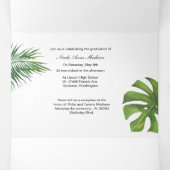 6写真卒業式3回発表 三つ折り案内状 (内部中)