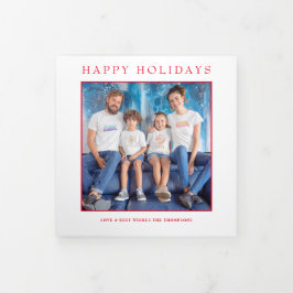 6写真年レビューフェスティバルニュースレターSquare T 三つ折りクリスマスカード