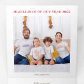 6写真年レビューフェスティバルニュースレターSquare T 三つ折りクリスマスカード (内部最初)