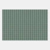 6写真素朴モノグラム平和ラブジョイプレイド ラッピングペーパーシート (正面2)