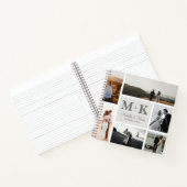 6写真結婚のコラージュ新婚Keepsake ノートブック (内部)
