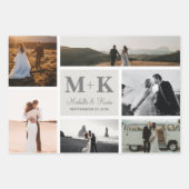 6写真結婚のコラージュ ラッピングペーパーシート (正面3)