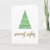 6写真 – 最も暖かい願いクリスマスツリーオーナメント シーズンカード (正面)