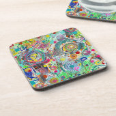 6台のコースターで構成されたボックス内パーティー コースター (左側)