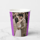 6周年記念結婚の概要ハート写真 紙コップ (左)