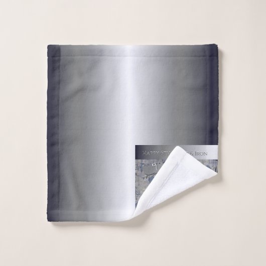 6周年記念結婚の砂糖とアイアンタオル バスタオルセット (ウォッシュタオル)