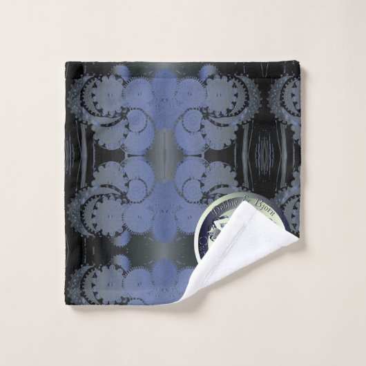 6周年記念結婚ステームパンクアイアンメダリオン バスタオルセット (ウォッシュタオル)