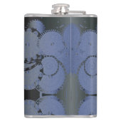 6周年記念結婚ステームパンクアイアンメダリオン フラスク (裏面)