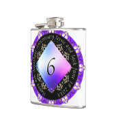 6周年記念結婚ビニールフラッ包まれたク フラスク (左)