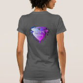 6周年記結婚念アメジストハート章 Tシャツ (裏面)