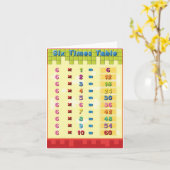 6回表ノートカード カード (黄色い花)