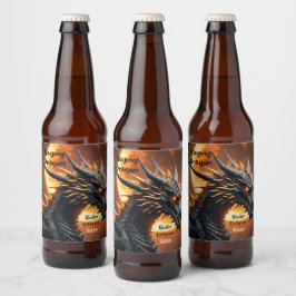 6太陽ののカスタマイズRagon Eclipse ビールラベル
