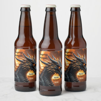 6太陽ののカスタマイズRagon Eclipse ビールラベル