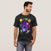 6太陽の歳6誕生日かわいい系惑星 Tシャツ (正面フル)