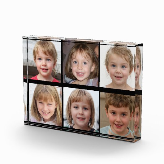 6家族のフォトコラージュを作成する フォトブロック (右)