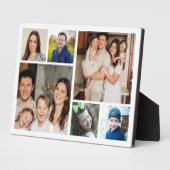 6家族の写真モダンコラージュを作成 フォトプラーク (側面)