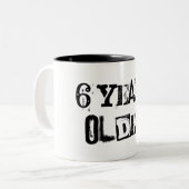 6年より古い ツートーンマグカップ (正面左)