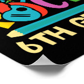 6年生のギター新学期をロックする ポスター (角)