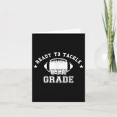 6年生のサッカーのハッピーファーストSに取り組む準備ができている カード (正面)