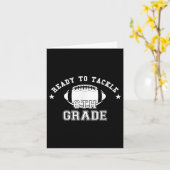 6年生のサッカーのハッピーファーストSに取り組む準備ができている カード (黄色い花)